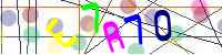 Blue Captcha Image