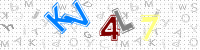 Blue Captcha Image
